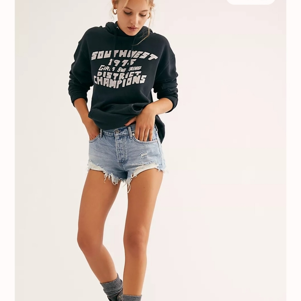 Free People Good Vibrations Cutoffs